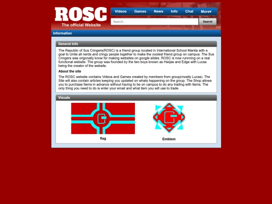 info screenshot