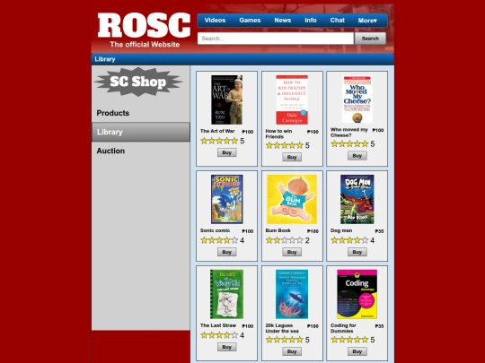 library screenshot