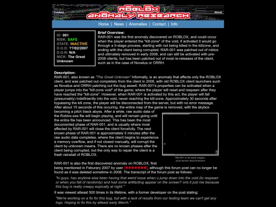 archive/RobloxAnomalyResearch/database/RAR-001 screenshot