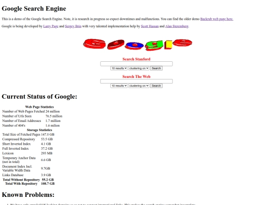 archive/google1997remake screenshot