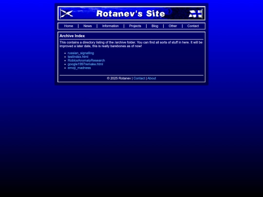 archive screenshot