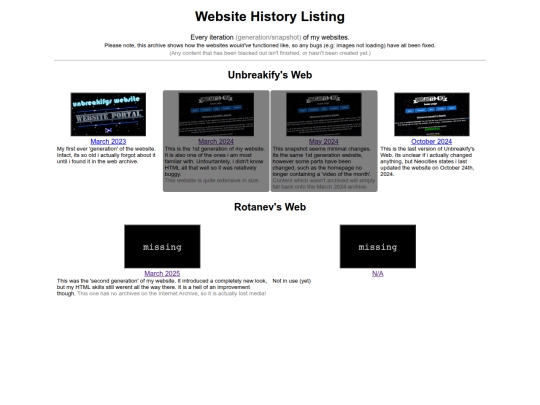 archive/webHistory screenshot