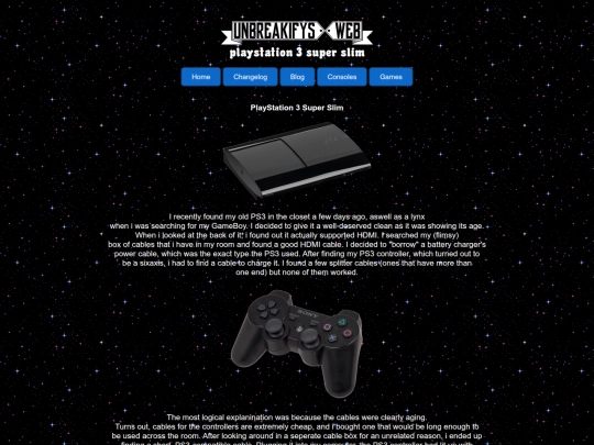 archive/webHistory/unbreakifys_web/October24/consoles/PS3SS screenshot