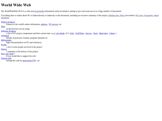archive/world_wide_web/w3 screenshot