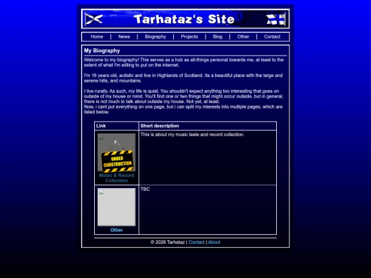 biography screenshot