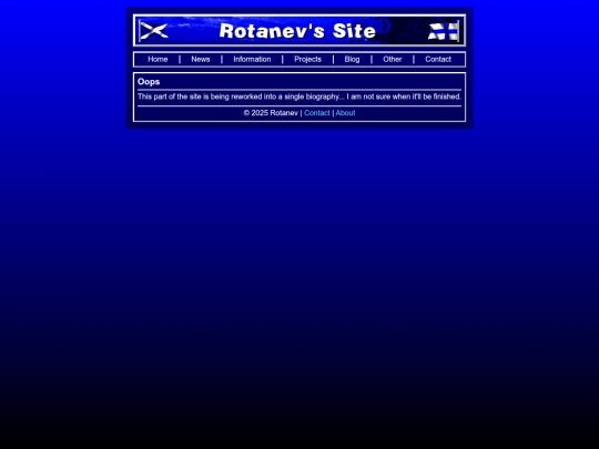 info screenshot