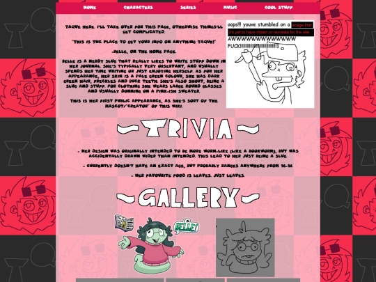 bellecharacterpage screenshot