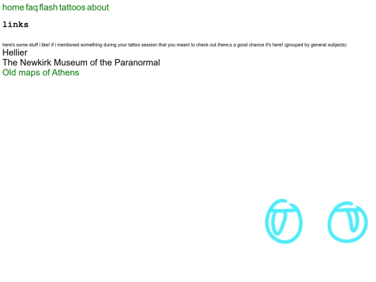 links screenshot