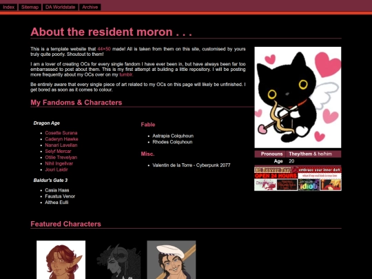 index screenshot