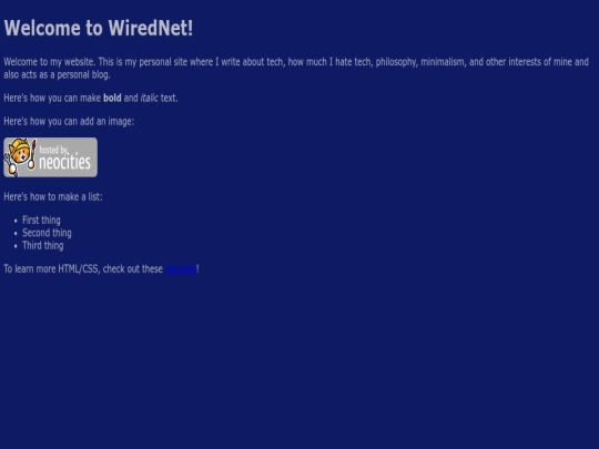 index screenshot