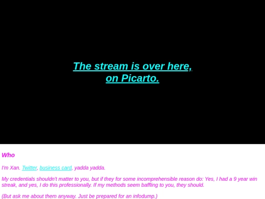 live screenshot
