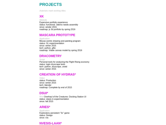 work screenshot