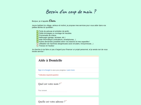 index screenshot