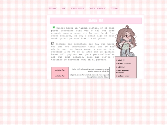 aboutme screenshot