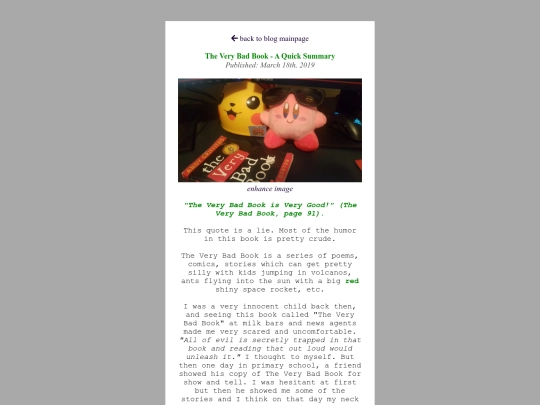 verybadbook screenshot