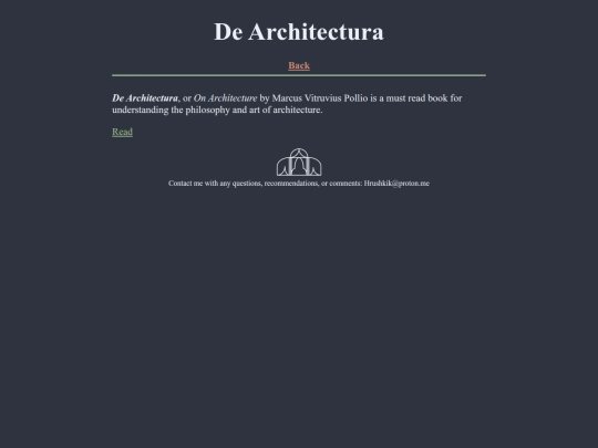 architecture/de-architectura screenshot