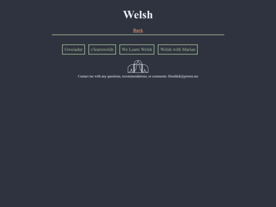 linguistics/welsh screenshot