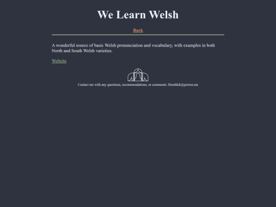 linguistics/welsh/we-learn-welsh screenshot