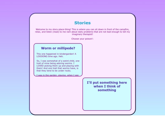 stories screenshot