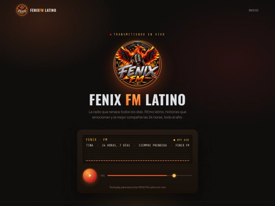 RADIO/fenix-fm-latino screenshot