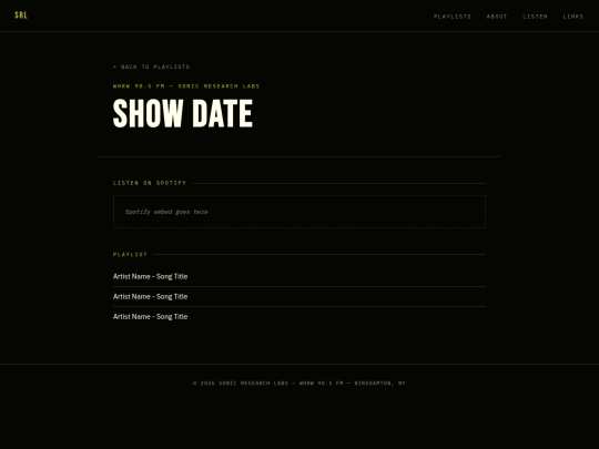 show-template screenshot