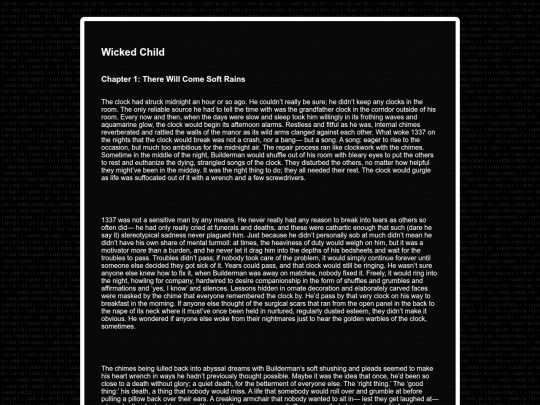 ficlibrary/forsaken/wickedchild screenshot