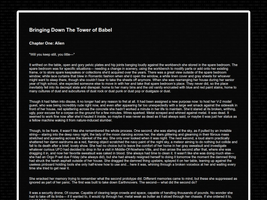 ficlibrary/ultrakill/babel screenshot