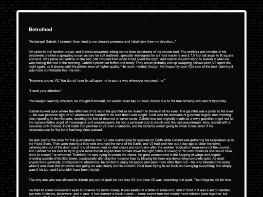 ficlibrary/ultrakill/betrothed screenshot