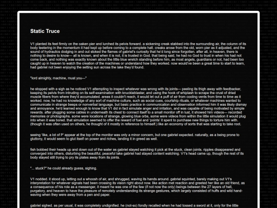 ficlibrary/ultrakill/statictruce screenshot