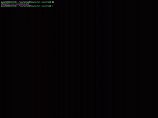 ocs/ocrambles/normal-universe/normal-universe screenshot
