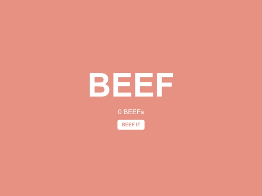 BEEF screenshot