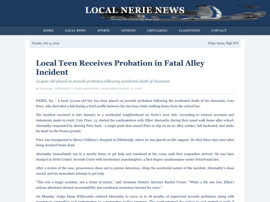Elliot/localnerienews screenshot