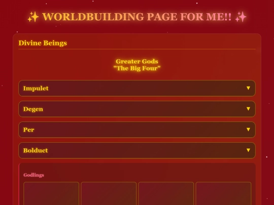 WORLDBUILDING4ME screenshot