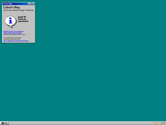 blog/about screenshot