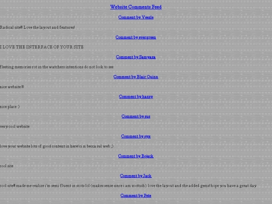 guestbook screenshot