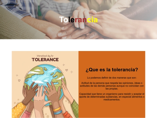 Tolerancia/inicio screenshot