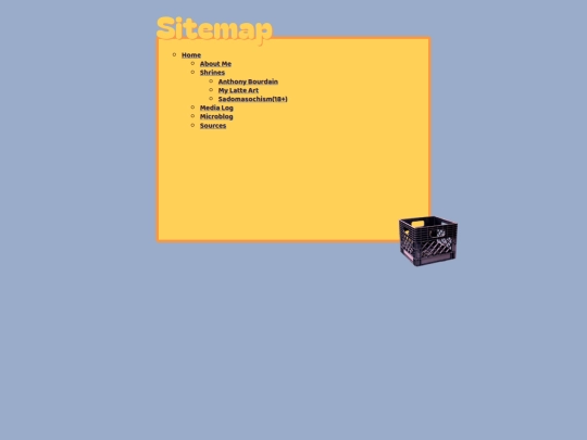 Sitemap screenshot
