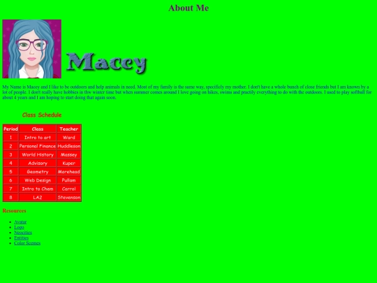 index screenshot