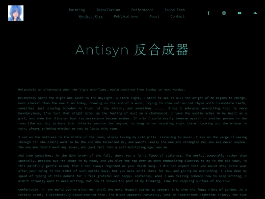 words/anti-synth screenshot