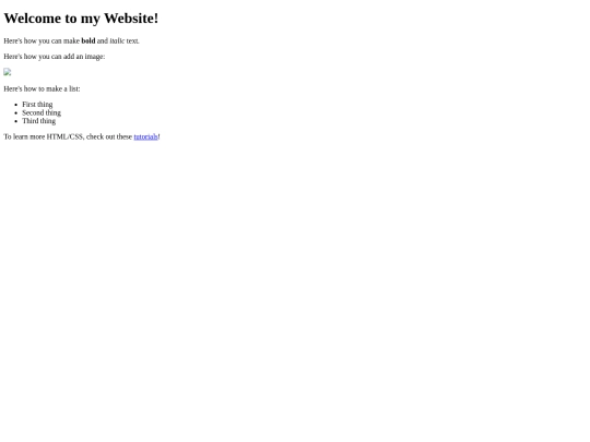index screenshot