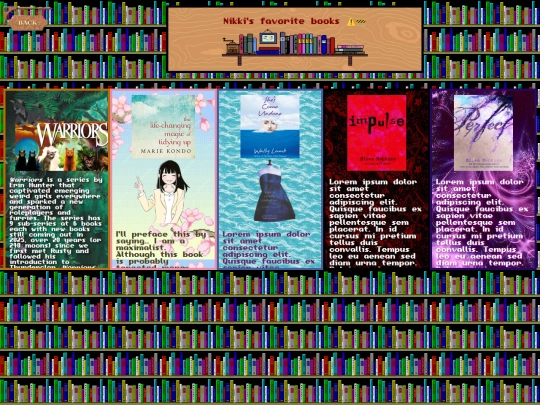 books screenshot