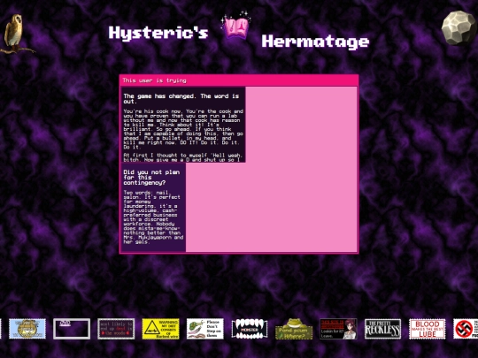 site/hystericshermatage screenshot