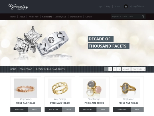 Jewelry/collections screenshot
