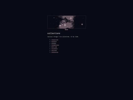 collections screenshot