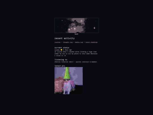 status screenshot