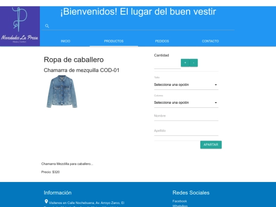 html/int_verprod screenshot