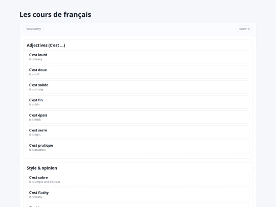 index screenshot