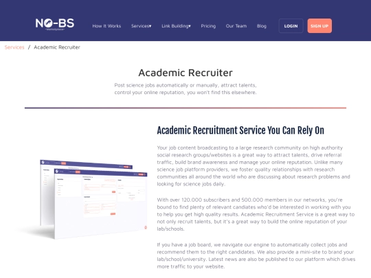 Services screenshot