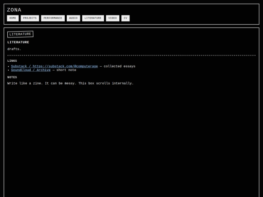 literature screenshot
