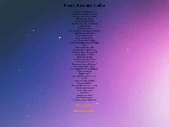 breadriceandcoffee screenshot